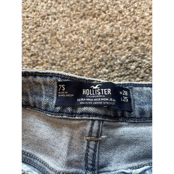 Womens Hollister Ultra‎ High Rise Mom Jeans Size 28X25 - Picture 4 of 7